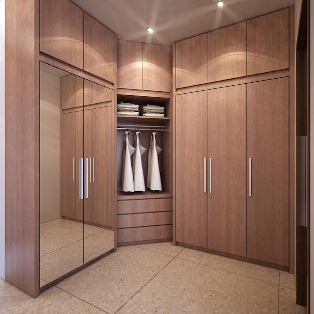 3 Door Wardrobe with Mirror Dubai
