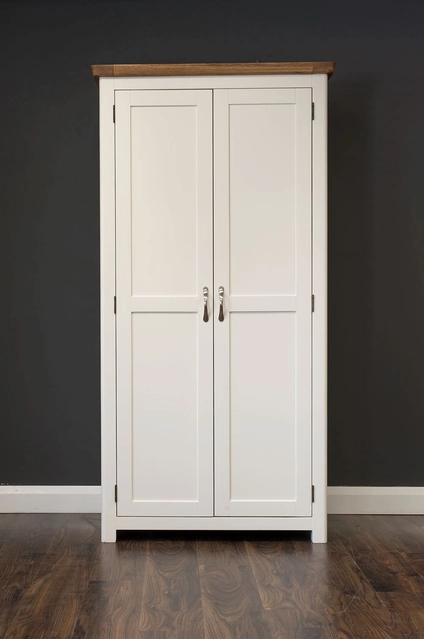 White 2 Door wardrobe