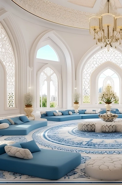 Luxurious Arabic Majlis room