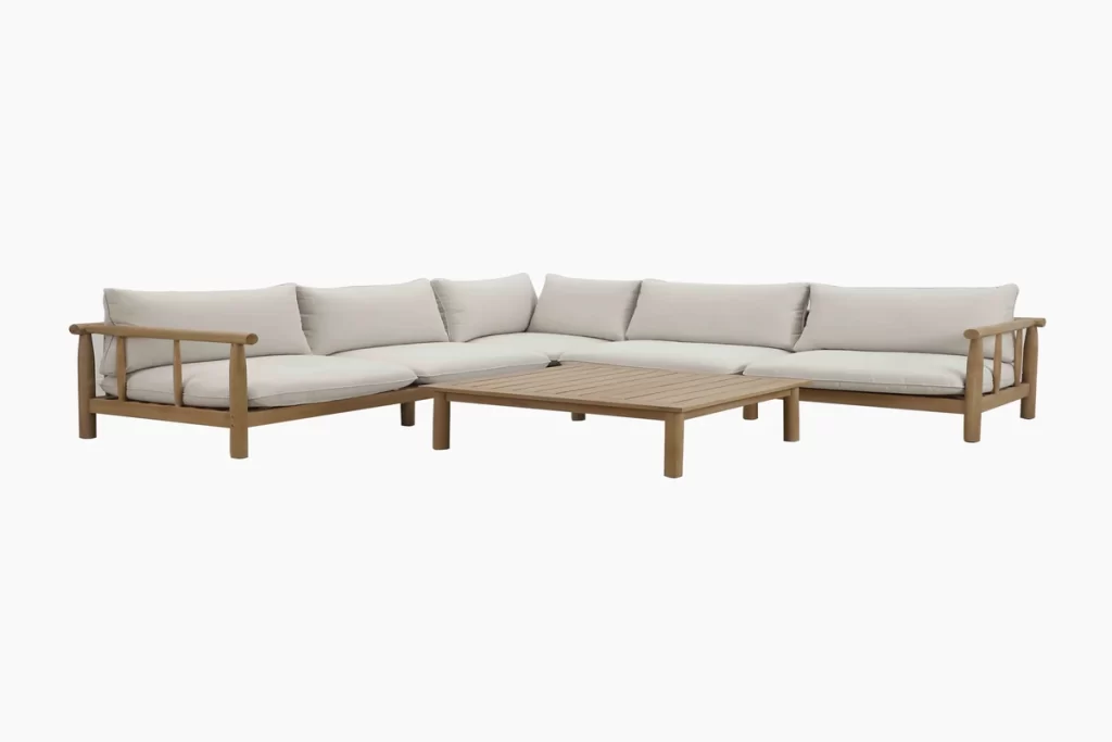 Lavenham Corner Sofa Set in Linen