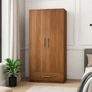 2 Door Wooden Wardrobe