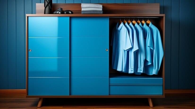 3 Door Wooden Wardrobe Dubai