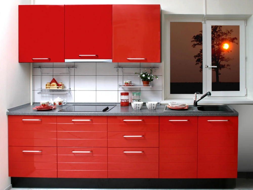 kitchen wardrobe with integrated appliances and storage space